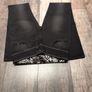 Vintage Vibe Embroidered Low Waist Black Jeans.Statement Waist V XS 6-8 Image 6