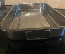 Large Stainless Steel Roasting Tray With Handles