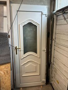 White PVC door & frame