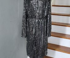 CurveWow silver sequin dress, Size 16, BNWT