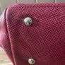 Longchamp cross body bag deep purple leather Longchamp maroon leather bag mid size Image 6