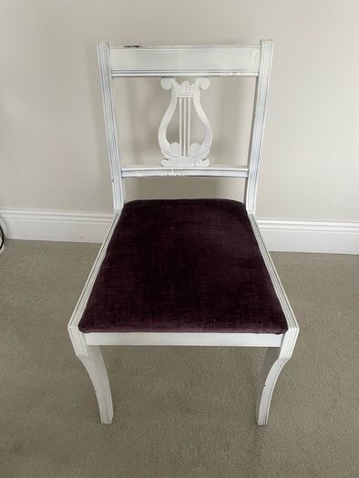 Aubergine fabric piece