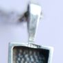 Vintage 925 Sterling Silver Cross Pendant with Heart Cutout on Chain Image 9
