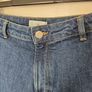 H&M cropped wide leg blue jeans size UK10/EU38 Image 4
