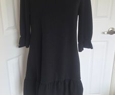 Boohoo black smock mini dress in UK size 12 / EU 40.