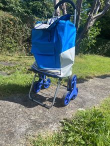 6-wheel stair-climbing shopping trolley