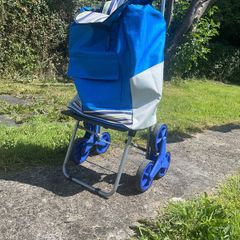 6-wheel stair-climbing shopping trolley