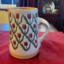 Nicholas Mosse Red Tulip Vintage cylinder jug .7 and a half inches in height Image 7