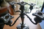Vintage Candle Candleabra 4 Arm 5 Candle  10,5"tall-11" Wide