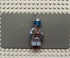 lego Star Wars sw0468 Jango Fett minifigure- Light Nougat Head, Smile