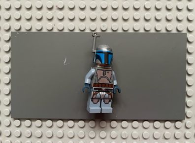 lego Star Wars sw0468 Jango Fett minifigure- Light Nougat Head, Smile