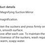 Magnifying suction mirror Image 5