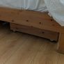 Solid Wood Double Bed Frame 190 x 135cm Image 3