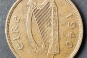 Ireland 1d Penny 1940 Coin Scarce Year.
