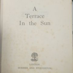 A Terrace in the Sun by Cecil Roberts