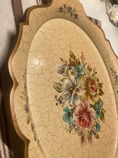 Hand Painted Danish Tray