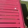 IKEA extendable dining table & bench (part of table slats damaged) Image 4