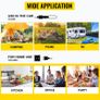 Car Refrigerator Portable Compressor Fridge Freezer W/ Wheel & Draw Bar 30L 40L 50L for Camping Picnic Boating Caravan Bar Image 7