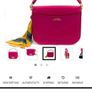 Ralph lauren addie crossbody bag pink leather Image 3
