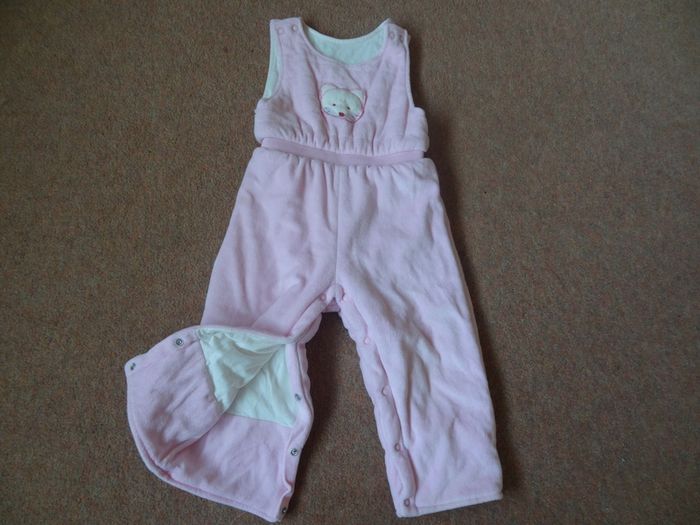 Baby girl beautiful warm winter overalls 12-24months