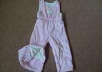 Baby girl beautiful warm winter overalls 12-24months