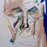 Original art Abstract portrait pop art Art original Art portrait painting contemporary Irish Art abstract painting Image 2