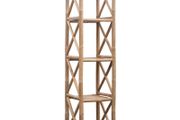 5-Tier Square Bamboo Shelf