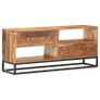 TV cabinet 120x30x50 cm Rough Acacia Wood Image 8