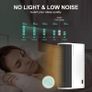 Space Electric Heater Mini Fan Heater 500W Standing & Lying Small Portable Electric Heaters for Home and Office, White, UK Plug Image 2