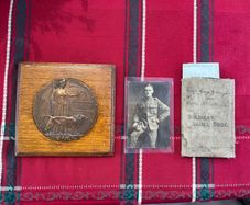 WW1 KOSB MGC Gallipoli casualty medal document grouping