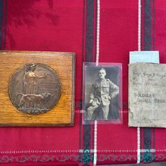 WW1 KOSB MGC Gallipoli casualty medal document grouping