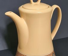 Vintage Royal Tara Cast in Stone Coffee Pot,  Boxed  Unused,  Made in Ireland, Celtic Design