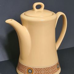 Vintage Royal Tara Cast in Stone Coffee Pot,  Boxed  Unused,  Made in Ireland, Celtic Design