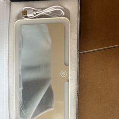 Sun visor light up mirror