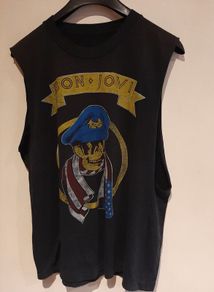 rock tee vintage Bon Jovi 1988