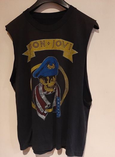 rock tee vintage Bon Jovi 1988