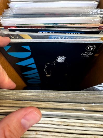 DC Long Comic Box w 250 comics for Sale