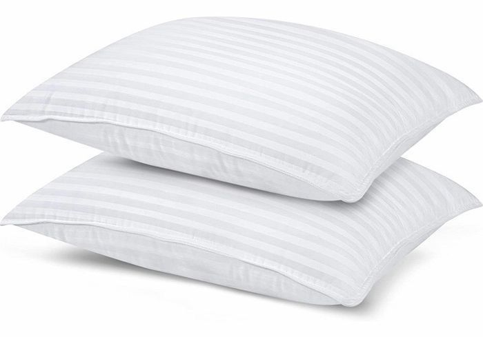 NEW SALE | Pack of 2, Hotel Quality Pillows for Sleeping, Bed Pillows for Back, Stomach or Side Sleepers (Standard Size, White)