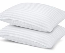 NEW SALE | Pack of 2, Hotel Quality Pillows for Sleeping, Bed Pillows for Back, Stomach or Side Sleepers (Standard Size, White)