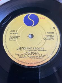 Laid Back vinyl single.  Irish pressing