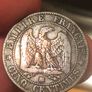 France 5 centimes 1855 BB with anchor Image 4