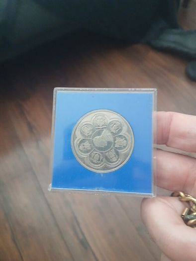 1982John Paul II British Visit Commemorate cased coin