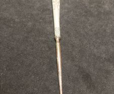 Vintage sterling silver handle button hook