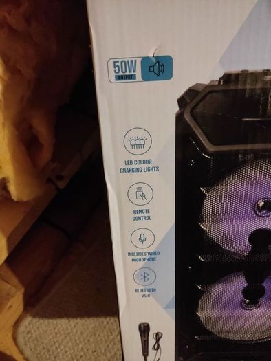 50w party speaker with mic