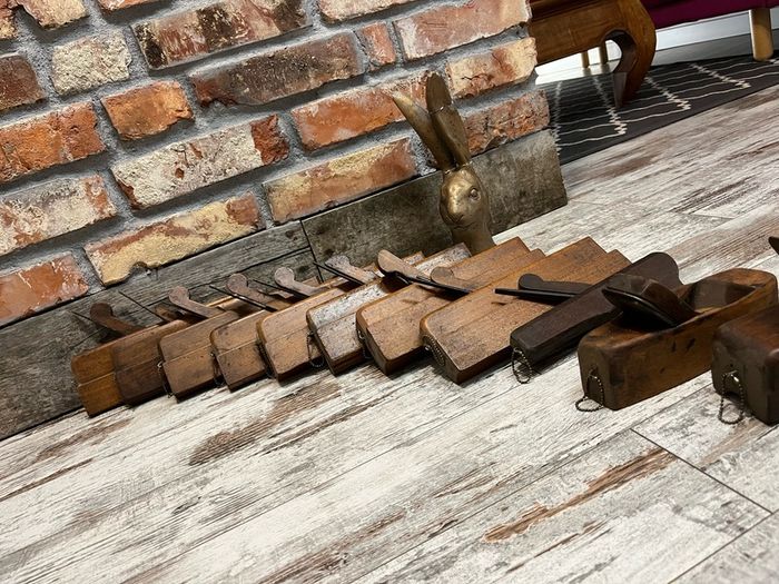 vintage wood plane
