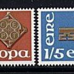 1968 Ireland Europa (CEPT) Commemorative Stamp Mint Never Hinged (MNH)