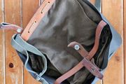 Vintage 1980s Swiss Army Military Bread Bag Shoulder bag Collectable Militaria