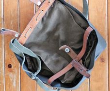 Vintage 1980s Swiss Army Military Bread Bag Shoulder bag Collectable Militaria