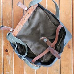 Vintage 1980s Swiss Army Military Bread Bag Shoulder bag Collectable Militaria