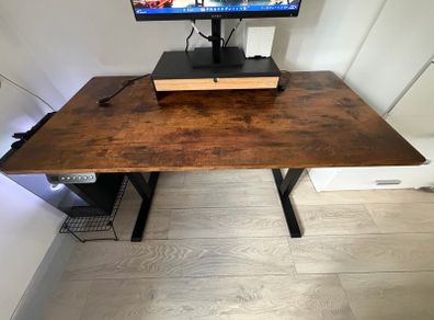 Electric Standing Desk & Ergonomic Mesh Chair Bundle